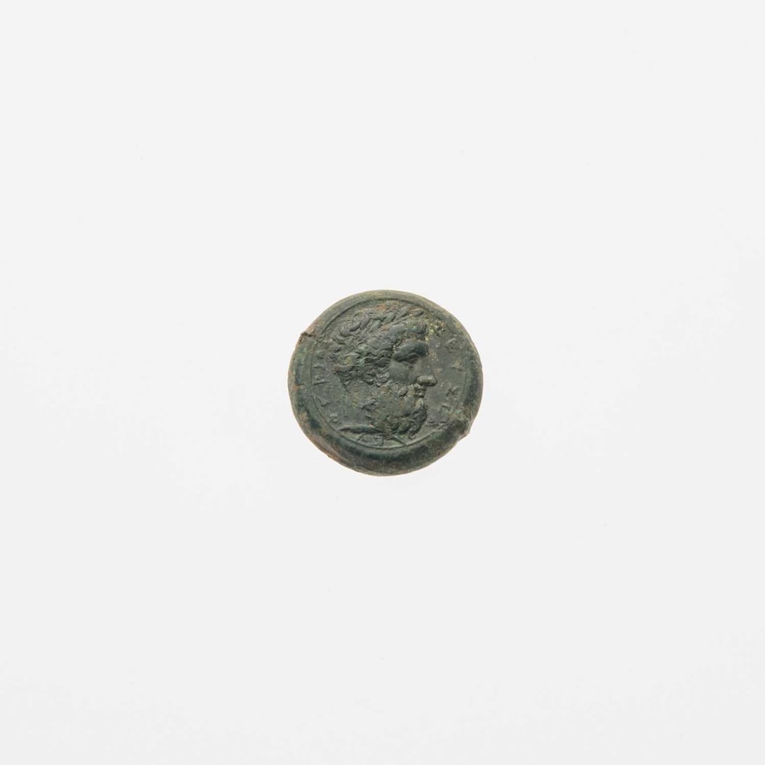 Sicily, Syracuse. c. 344-317 B.C.E. AE Timoleoic Symmachy 15.34g. 25mm.: OBV: Laureate head of Zeus Eleutherios right. REV: Vertical thunderbolt with eagle standing at right. Nice Very Fine. CNS II 72; SNG ANS 477-88; HGC 2 1440.