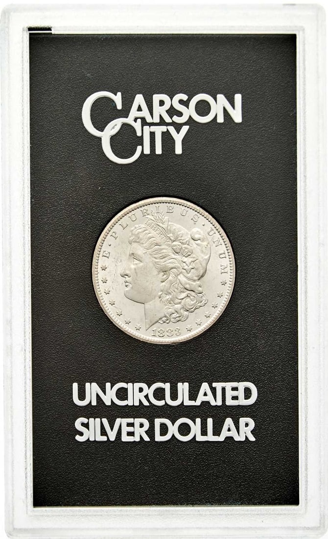 United States. 1883-CC Morgan Dollar, GSA Hard Pack. Mint State.: Includes certificate of authenticity. PCGS #: 518869 NGC Universal ID #:254H
