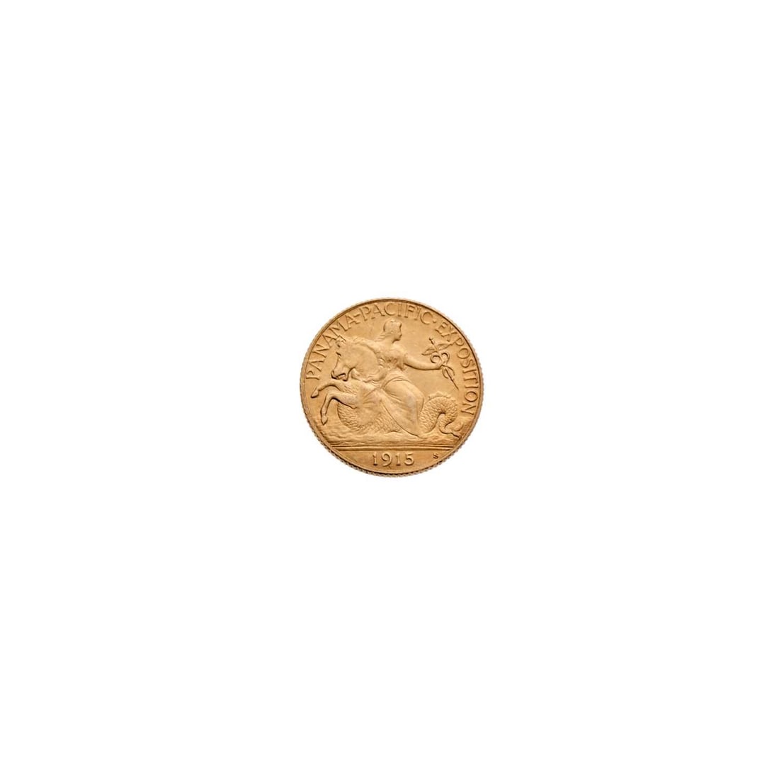 United States. 1915-S Panama-Pacific Commemorative Quarter Eagle. Mint State. (1 of 2)