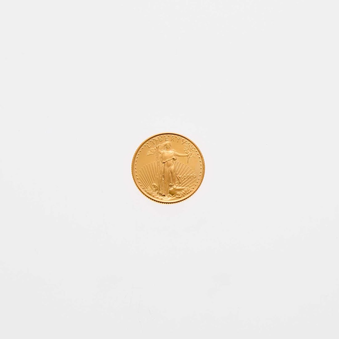 United States. 2000 Quarter-Ounce American Gold Eagle. Mint State. (1 of 2)