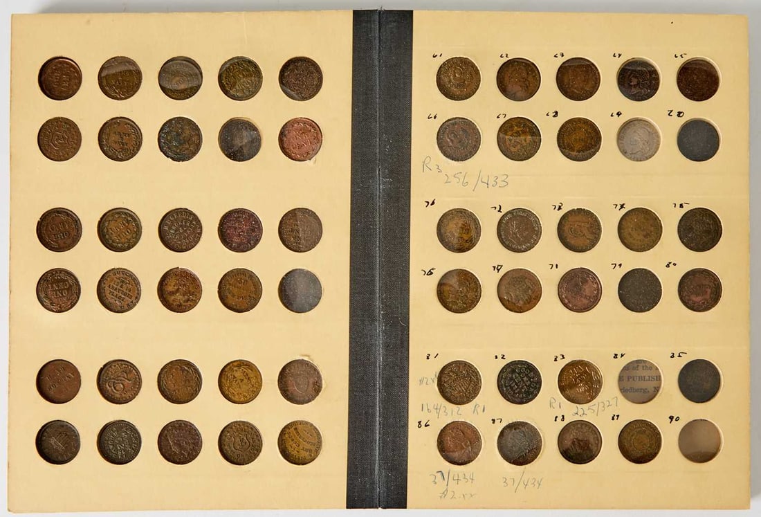 United States. Group of Civil War Tokens. Grades Vary. (1 of 5)