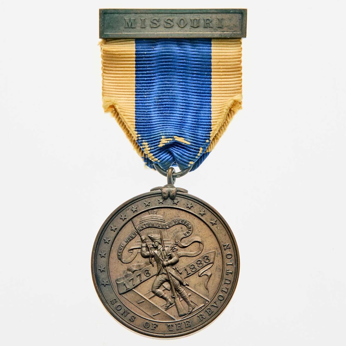 United States. Sons of the Revolution 1900-dated Essay Award Medal. 40mm. Bronze. About (1 of 2)