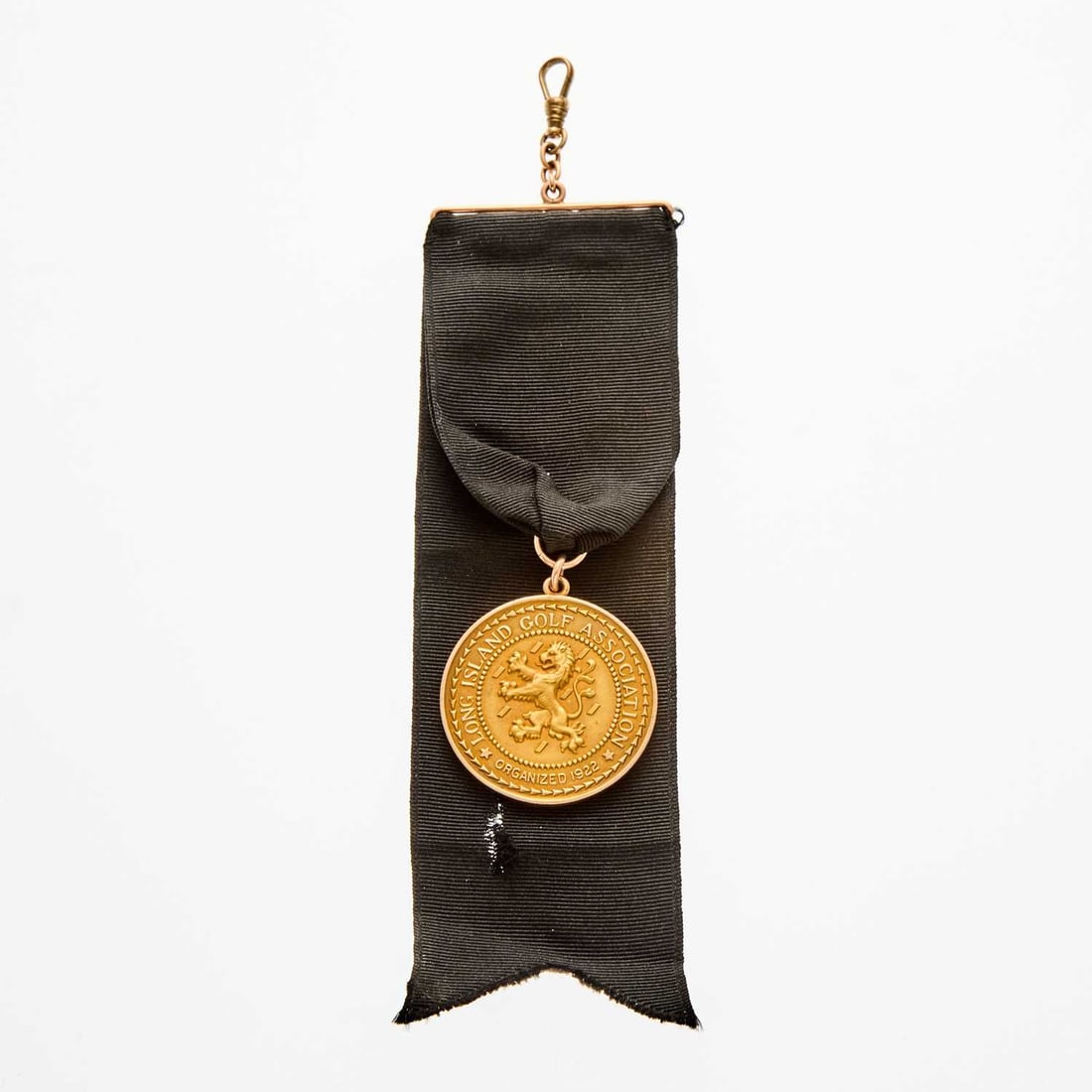 United States. 1924 Long Island Golf Golf Association Award Medal. Gold. 26.3g. 35mm. (1 of 2)