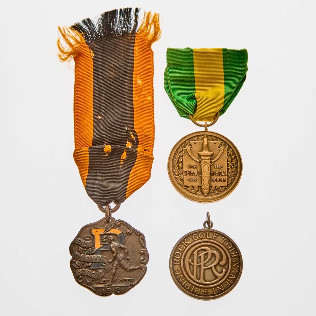 United States. Group of Athletic and Military Medals. Grades Vary. (1 of 2)