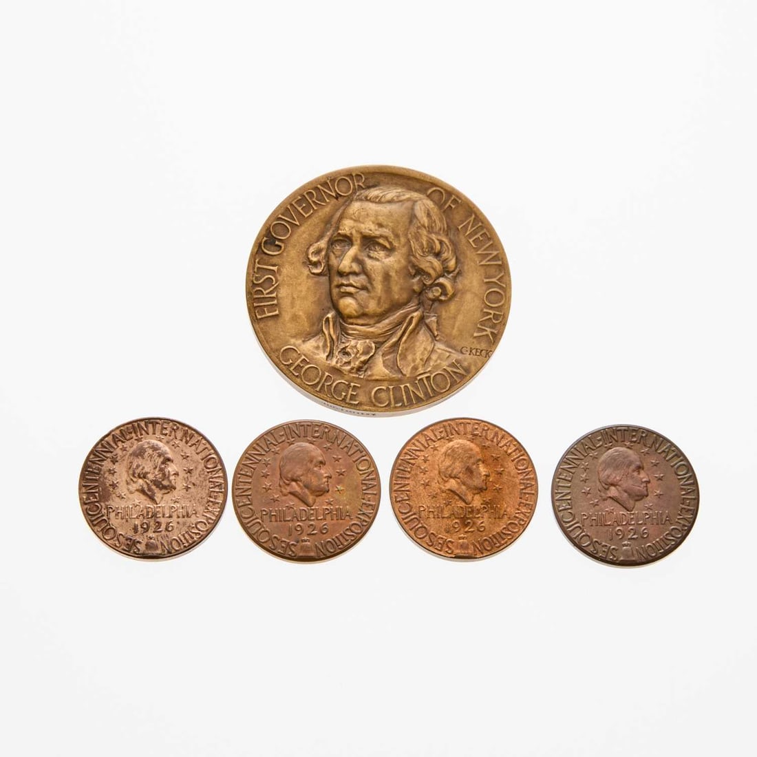 United States. Group of Sesquicentennial Medals. Bronze. Grades Vary. (1 of 2)