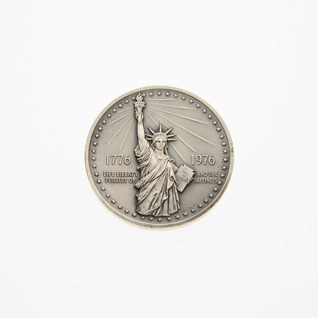 United States. Bicentennial Medal. Silver. 76mm. Mint State. (1 of 2)