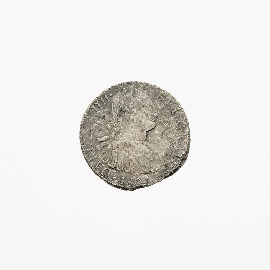 Spanish Colonial Issue, Mexico. 1804-Mo TH 8 Reales. Shipwreck Recovery, approximately Fine. 1822 (1 of 3)