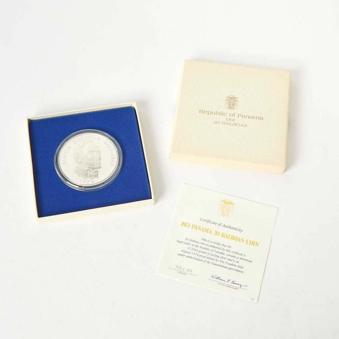 Panama. Group of 20 Balboas. Silver. Proof. (1 of 4)