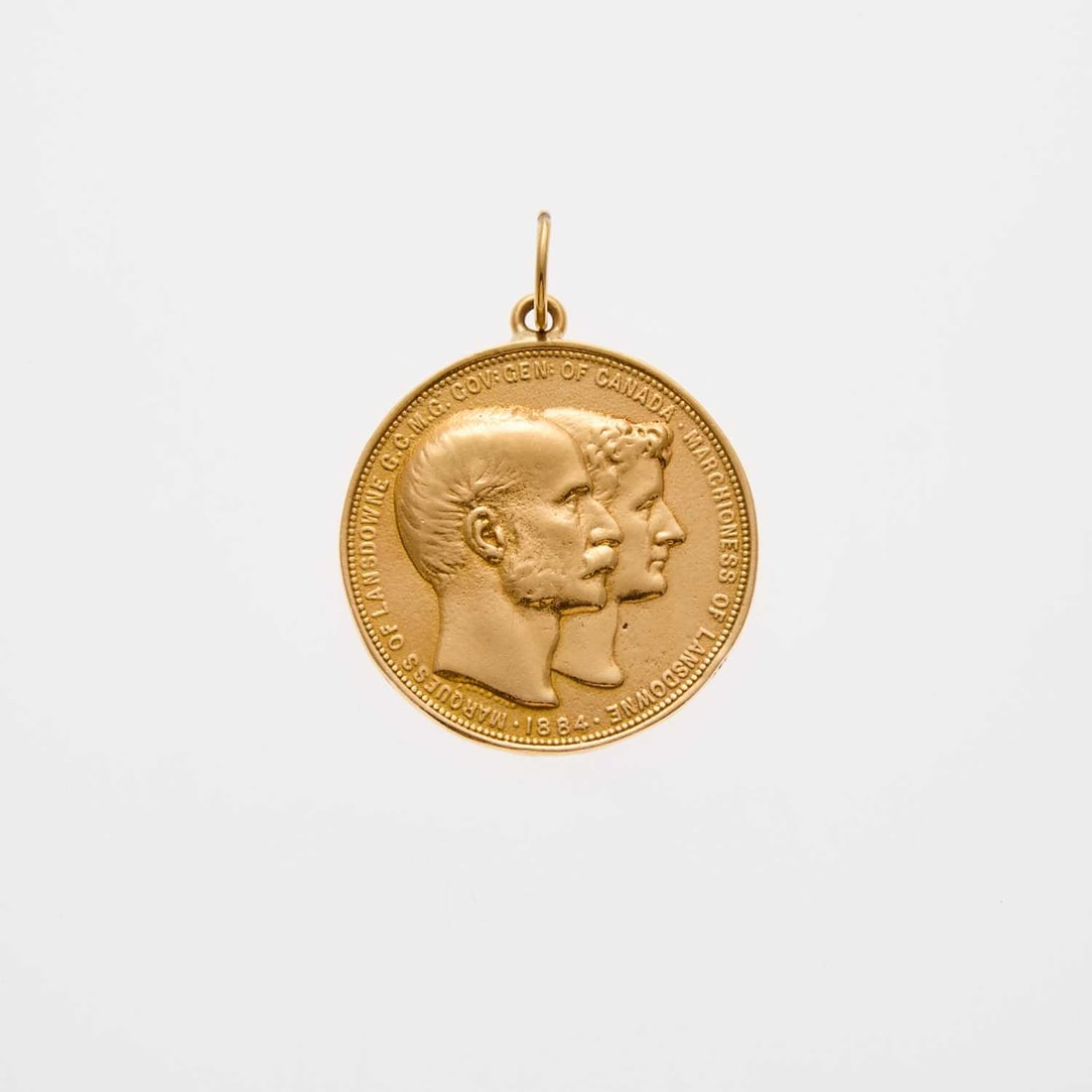 Canada. 1884 Governor General "Marquess of Lansdowne" Medal. Gold. Uncirculated Details. (1 of 2)