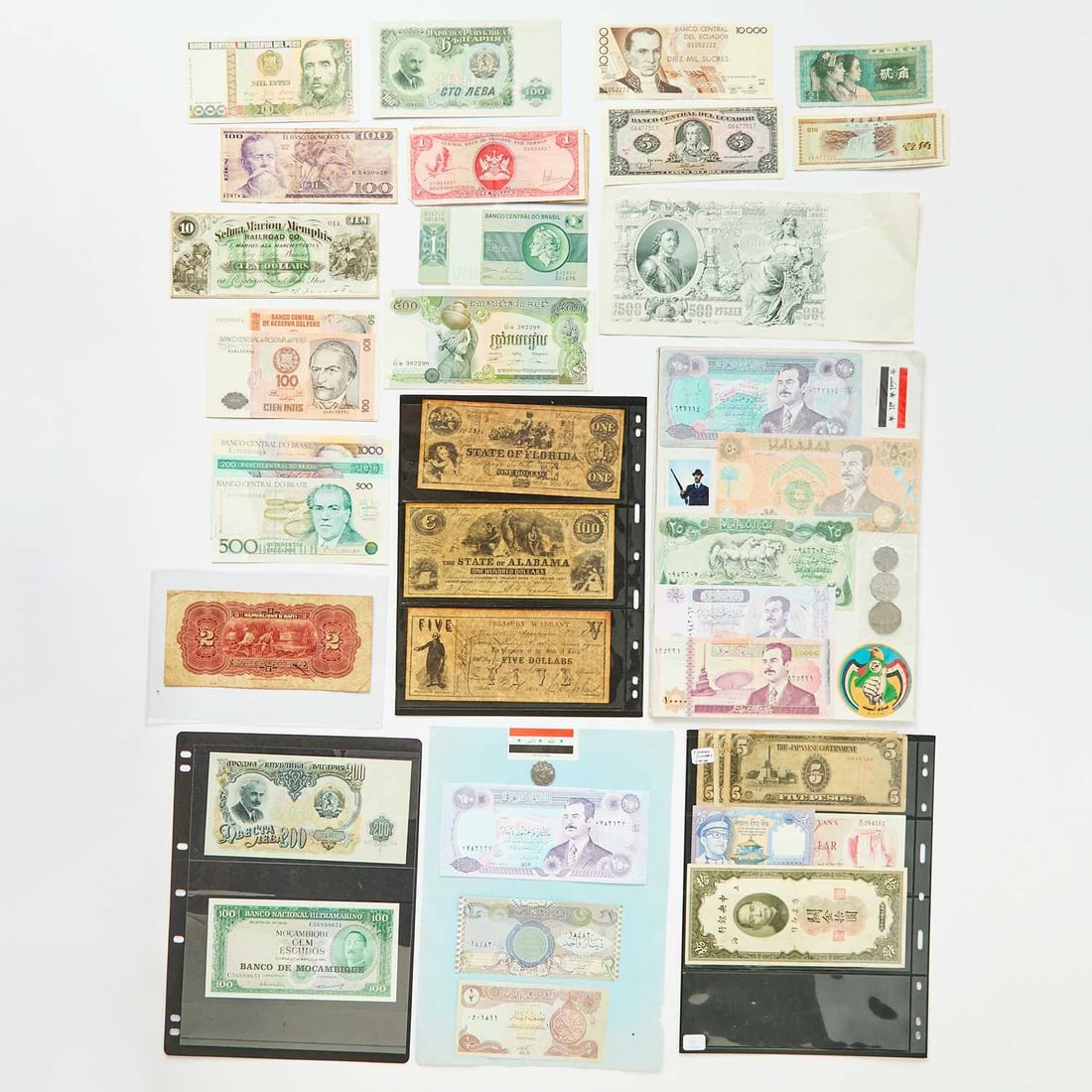 Multiple Countries. Group of 19th and 20th Century Paper Money, Ephemera. Grades Vary. (1 of 1)
