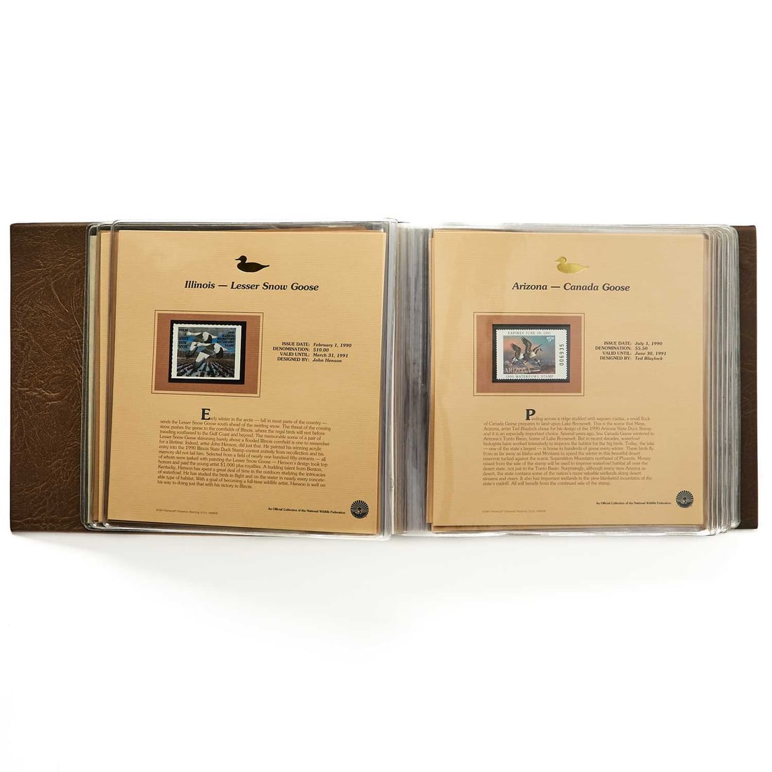 United States. Lot of State Duck Stamp Albums. Mint. (1 of 2)