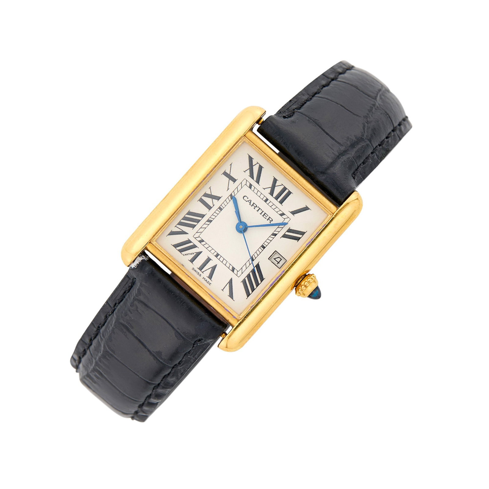 Cartier Gold 'Tank Louis' Wristwatch, Ref. 2441 (1 of 1)