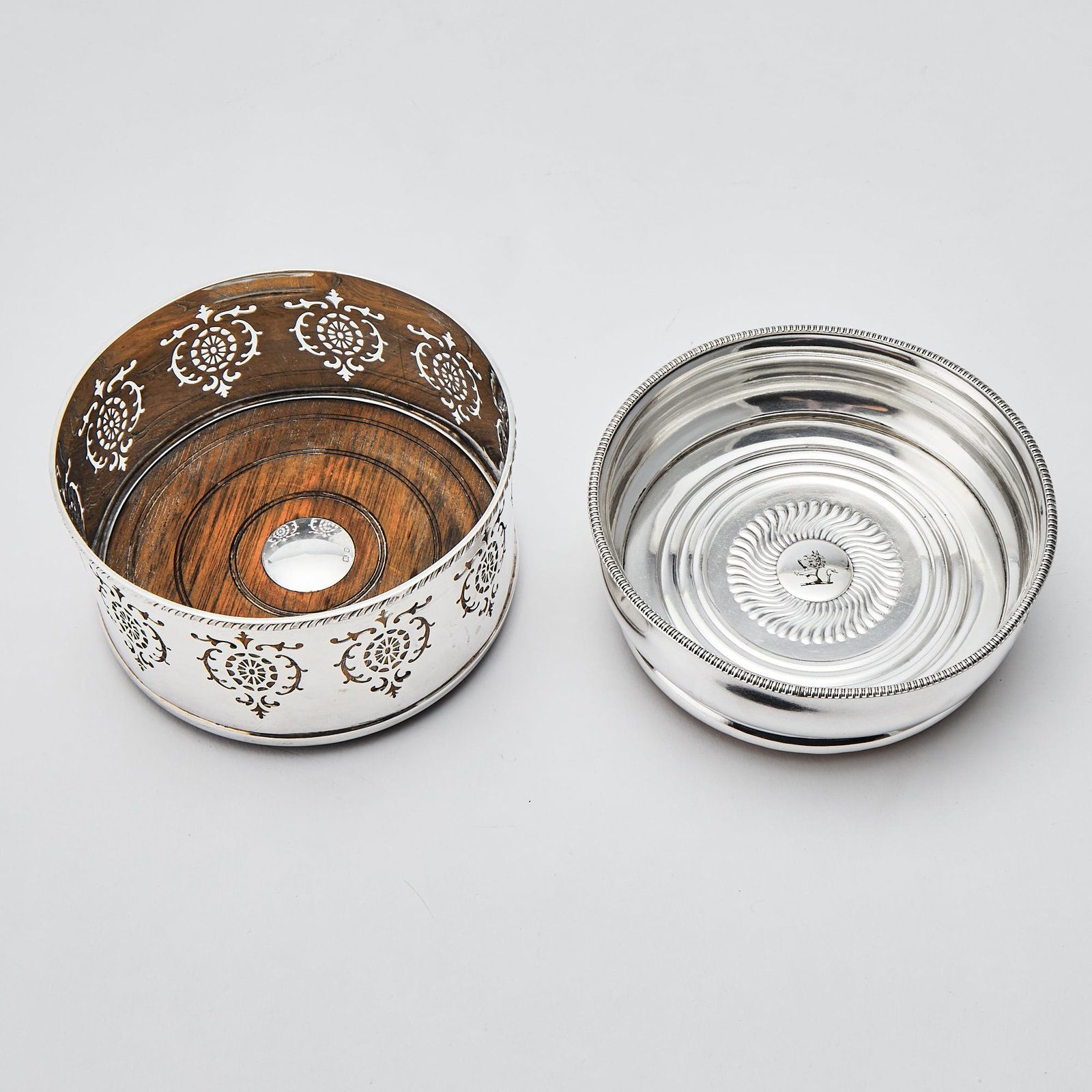 Elizabeth II Sterling Silver Wine Coaster (1 of 3)