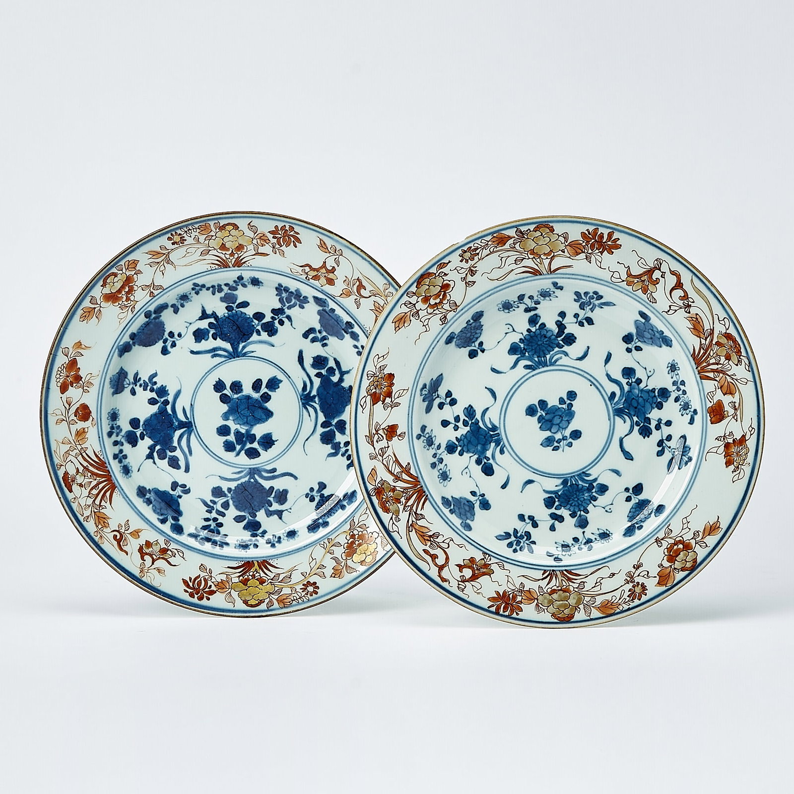 Two Chinese Export Porcelain Imari Plates (1 of 3)