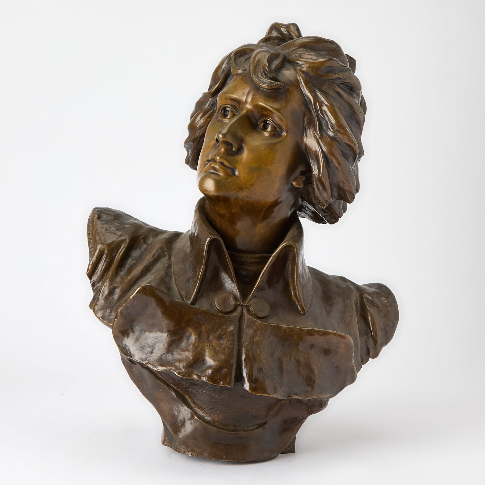 Italian Patinated Bronze Bust of Napoleon (1 of 7)