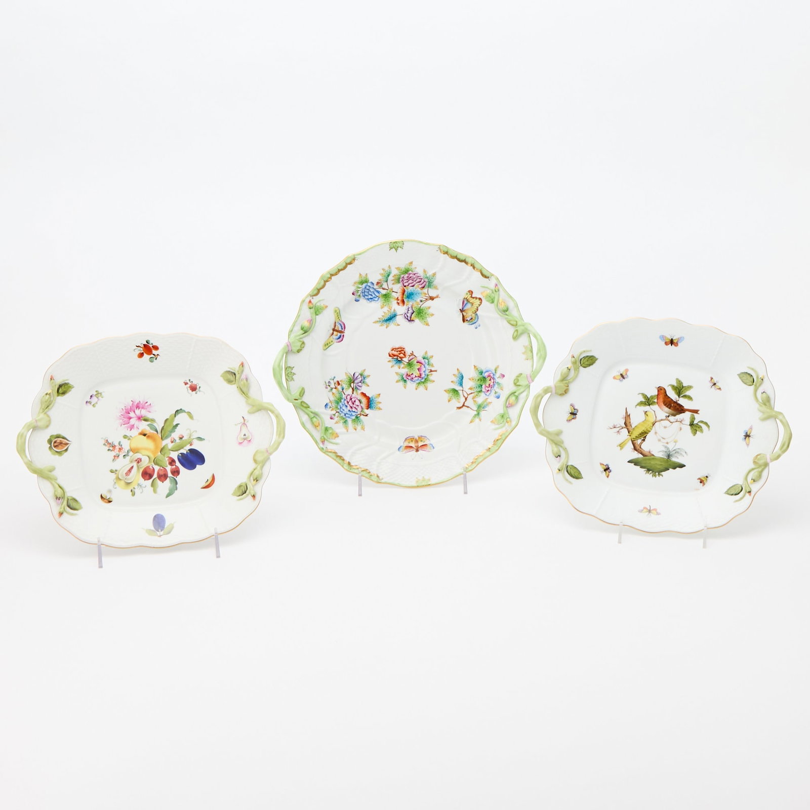 Group of Three Herend Porcelain Serving Trays (1 of 3)