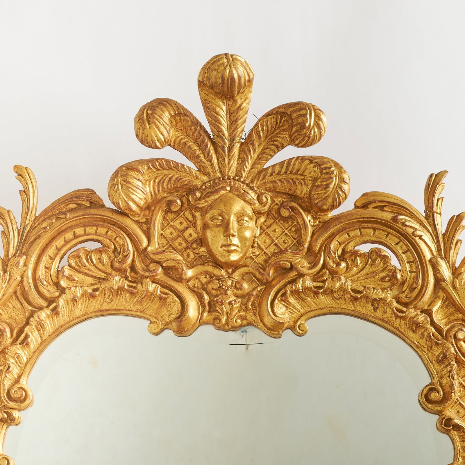 Rococo Style Carved Giltwood Mirror - 2