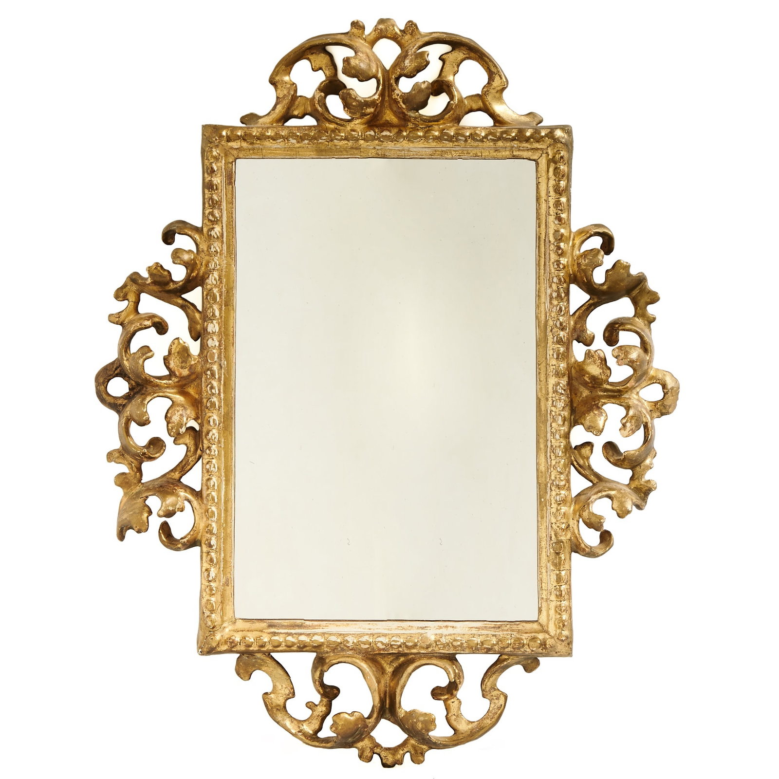 Italian Rococo Style Giltwood Mirror (1 of 3)