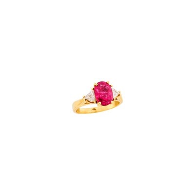 Gold, Ruby and Diamond Ring - 2