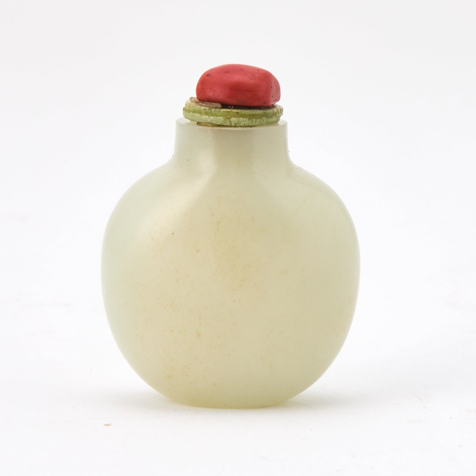 A Chinese Pale Celadon Jade Snuff Bottle 19th Century (1 of 4)