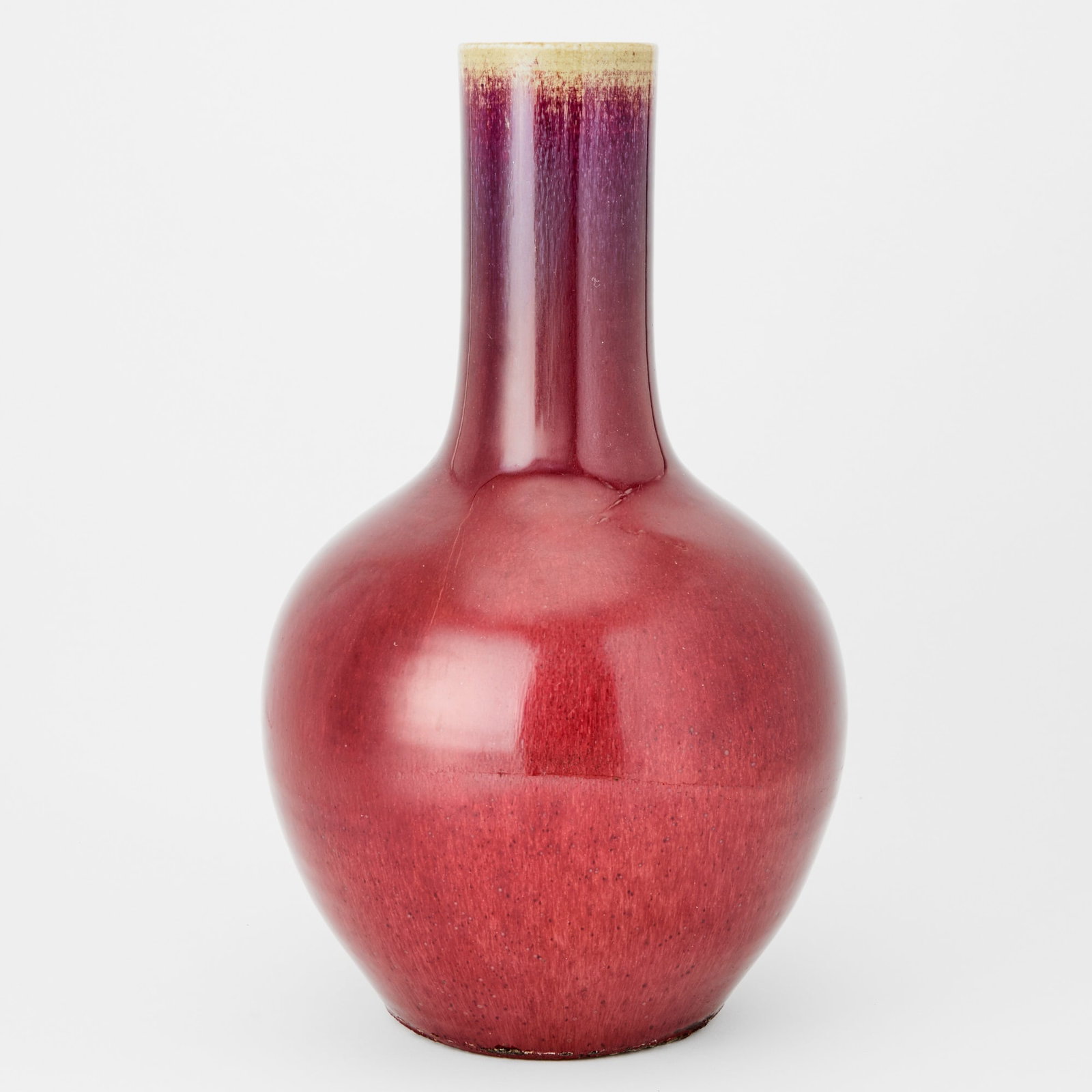 A Chinese Flambe Glazed Porcelain Vase 18th-19th Century (1 of 4)