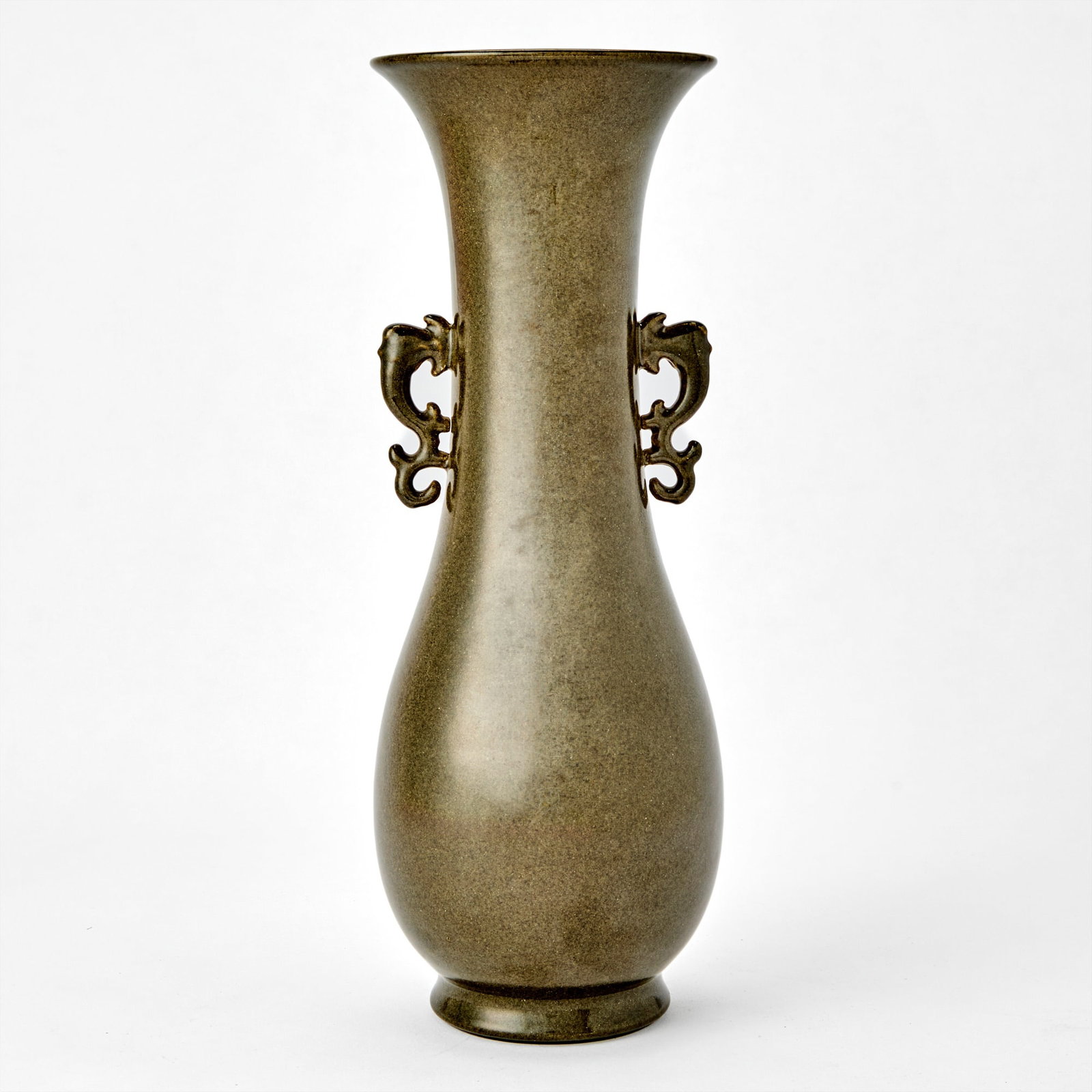 A Chinese Teadust Glazed Porcelain Vase Yongzhengyuzhi Mark, Qing Dynasty (1 of 5)