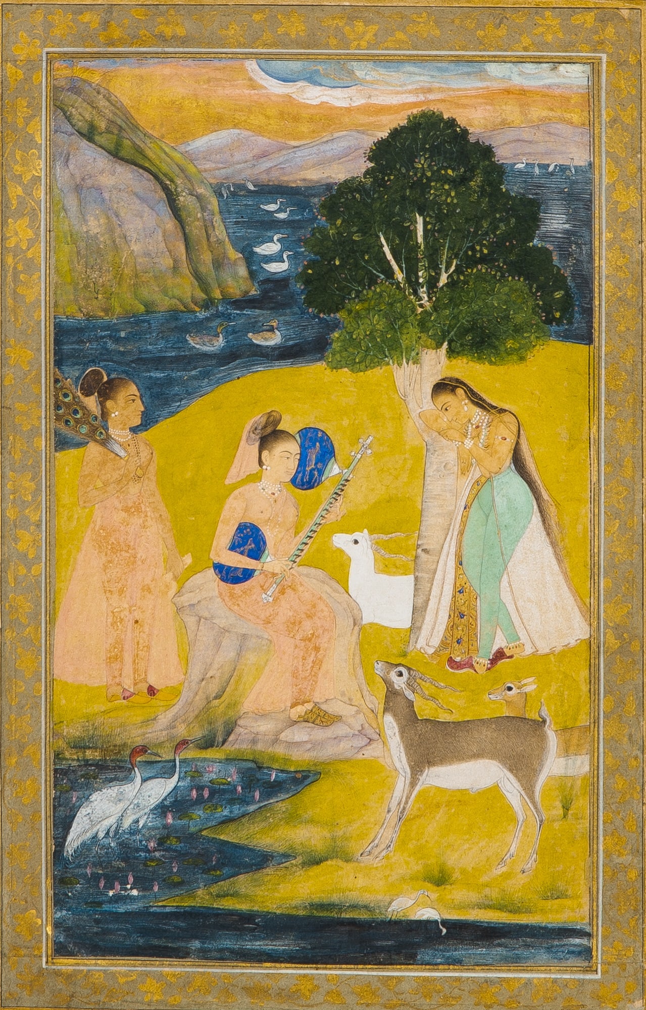 An Indian School Painting 18th-19th century (1 of 4)