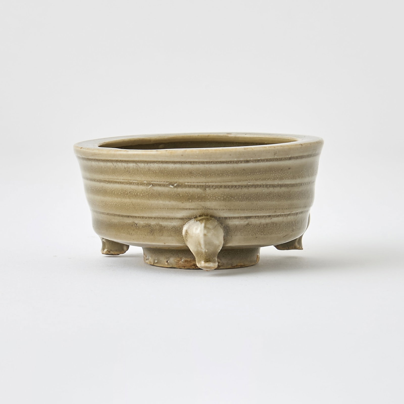 A Chinese Yaozhou-Style Ceramic Censer Southern Song Dynasty and Later (1 of 6)