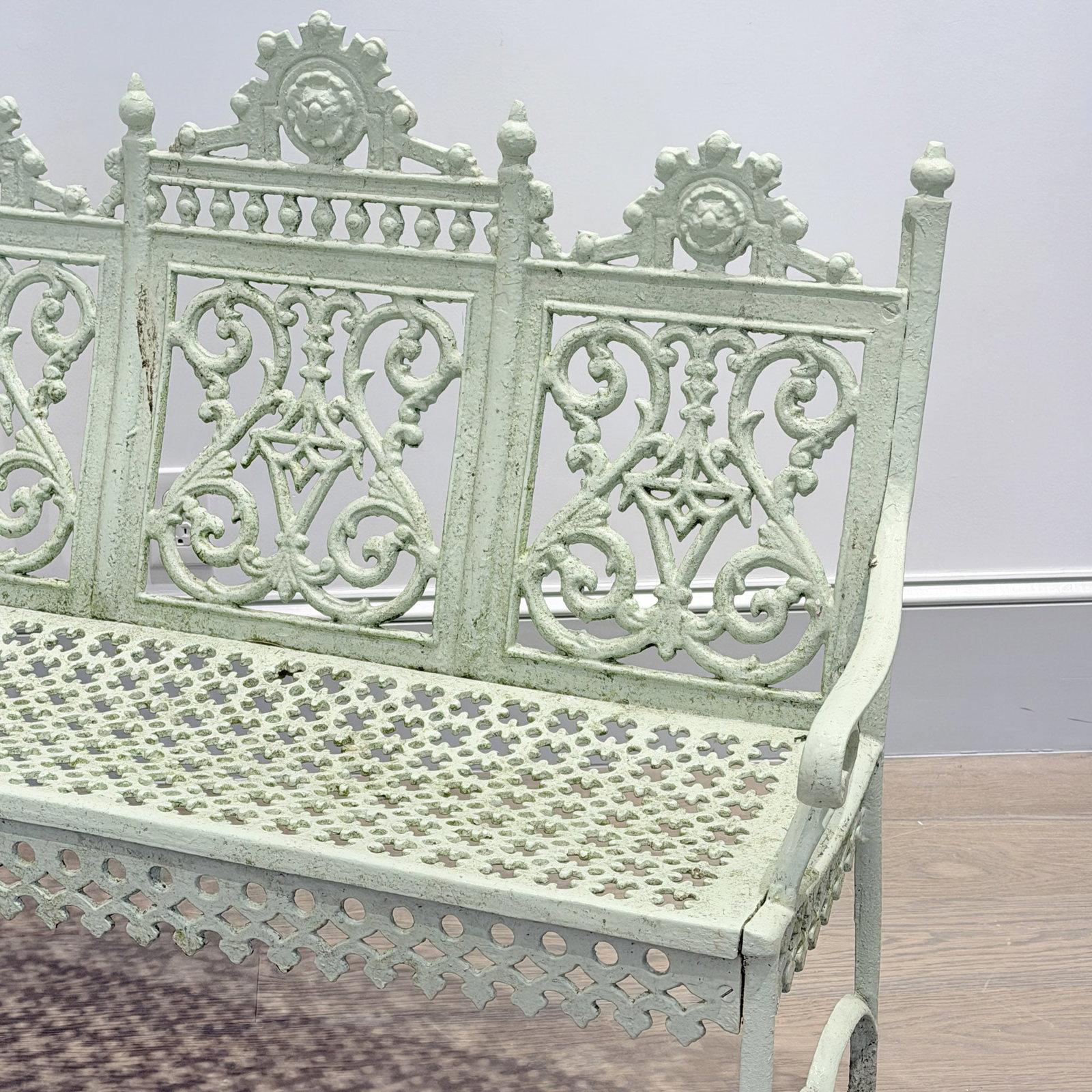 Cast Iron Garden Bench - 3