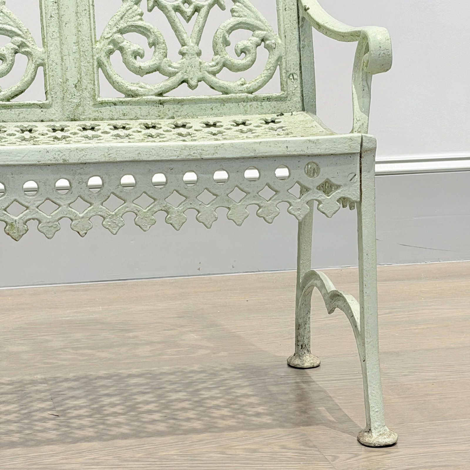 Cast Iron Garden Bench - 4