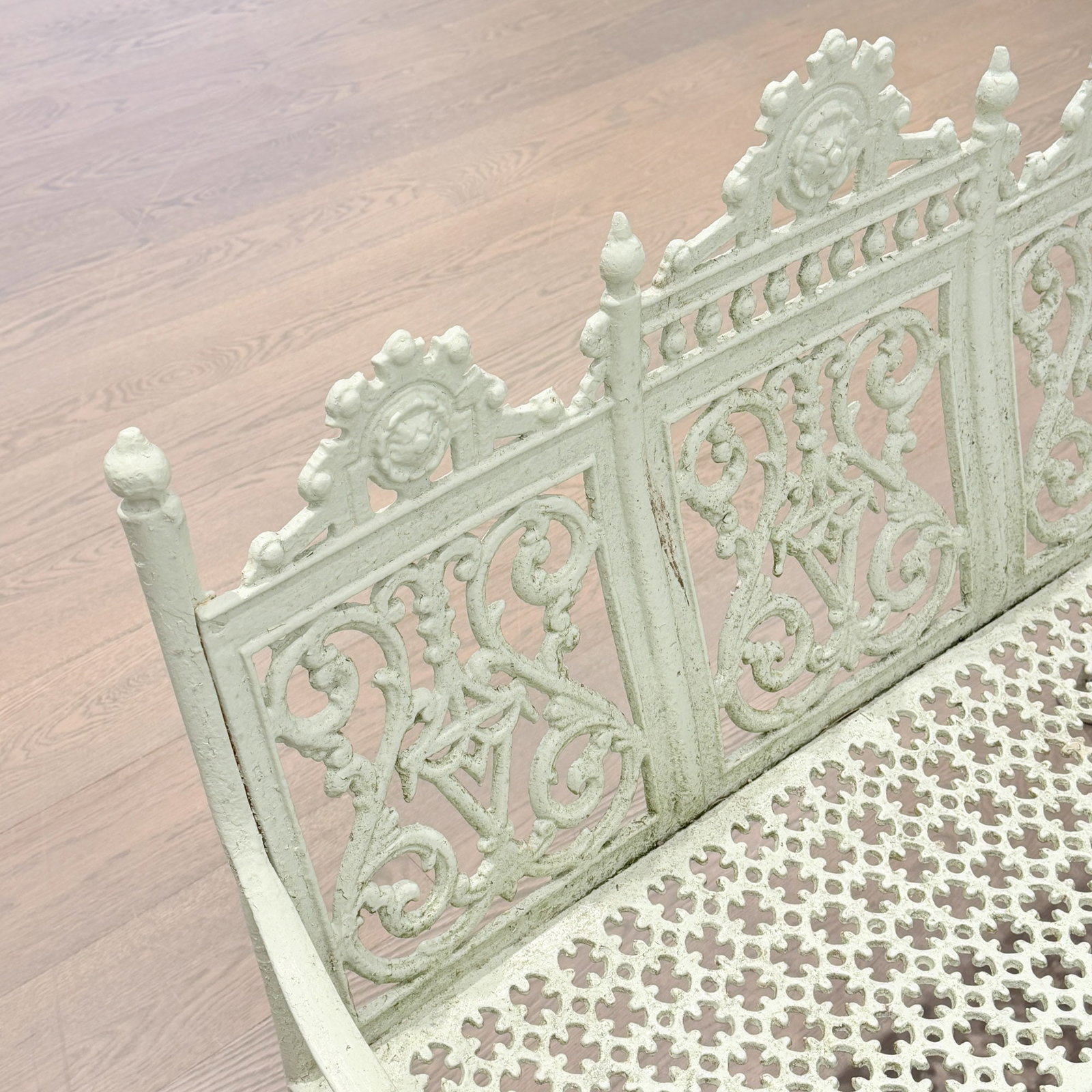 Cast Iron Garden Bench - 7