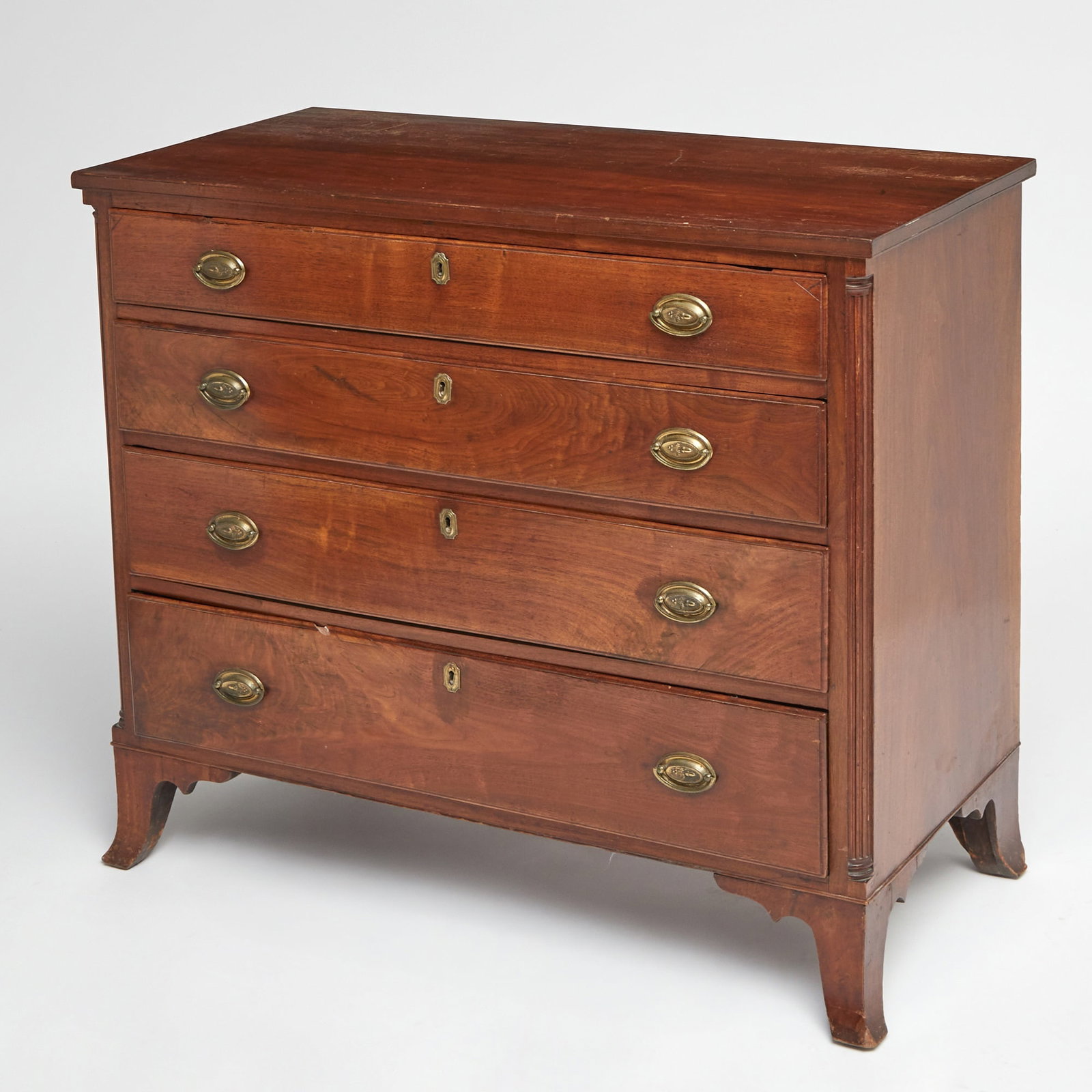 Federal Walnut Chest of Drawers (1 of 5)