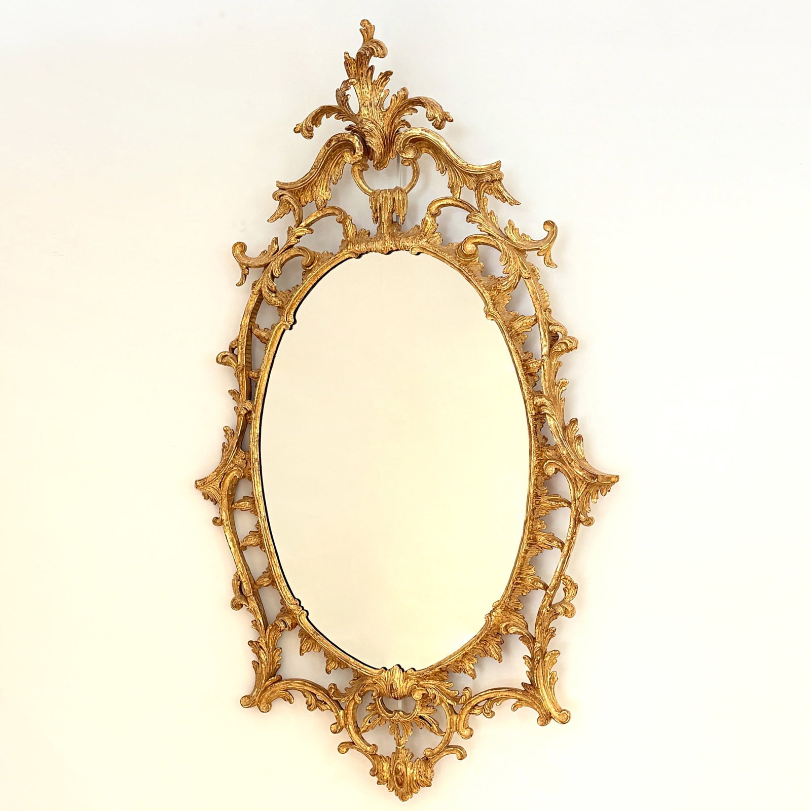 Rococo Style Giltwood Mirror (1 of 6)