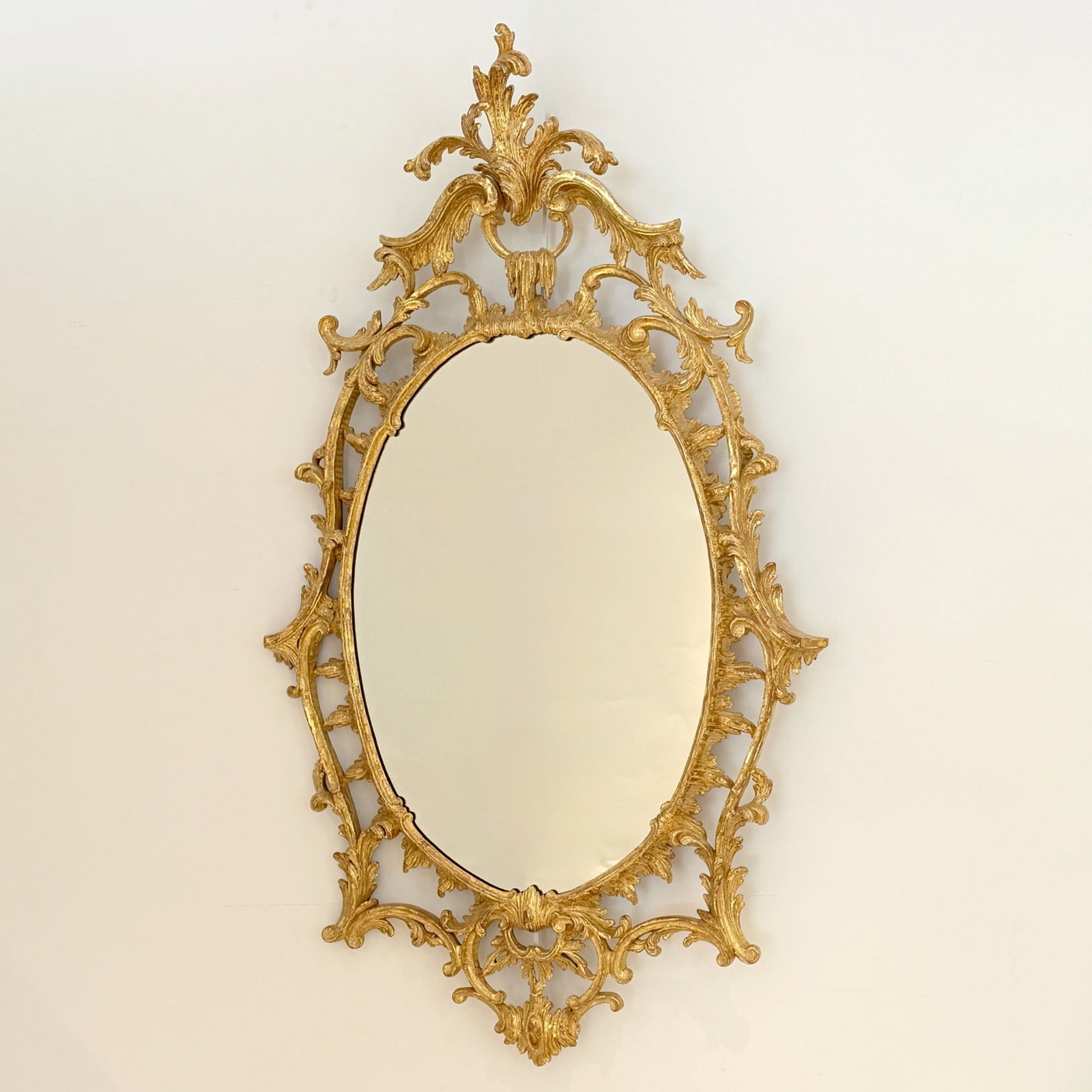 Rococo Style Giltwood Mirror - 4