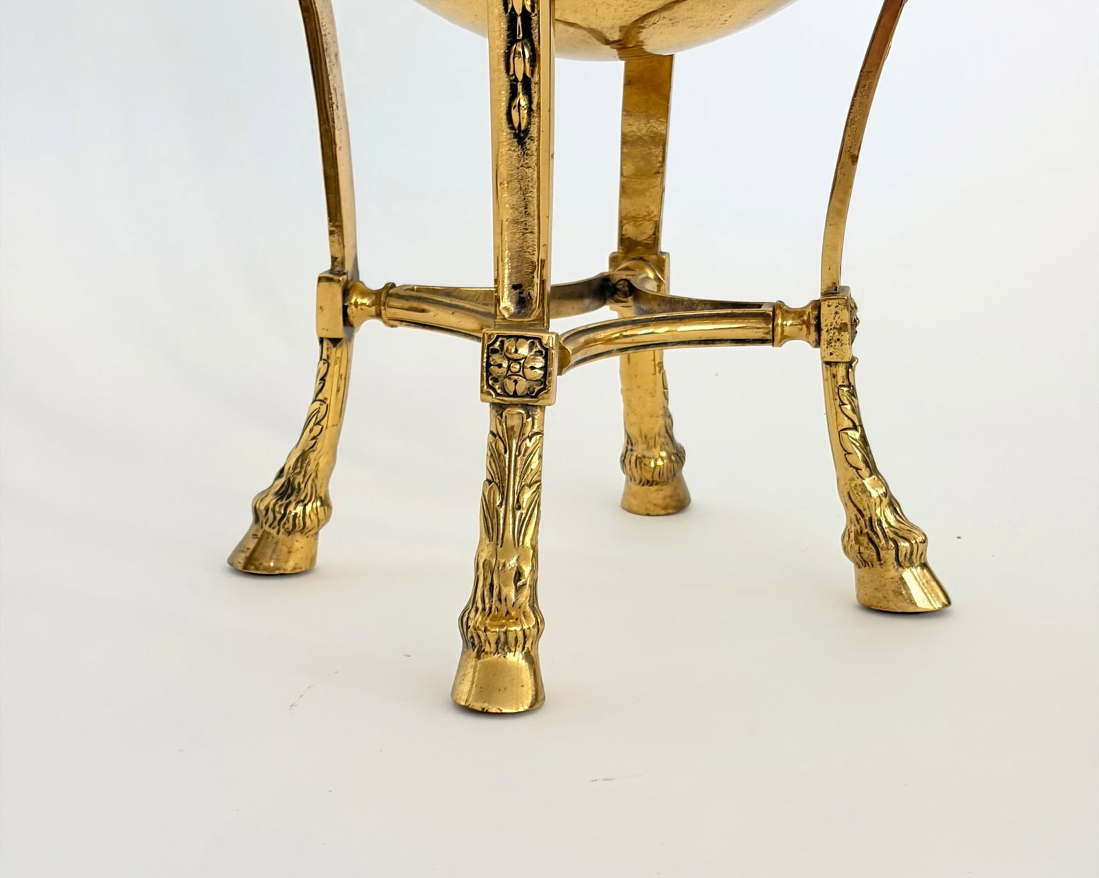 Neoclassical Brass Covered Urn - 3