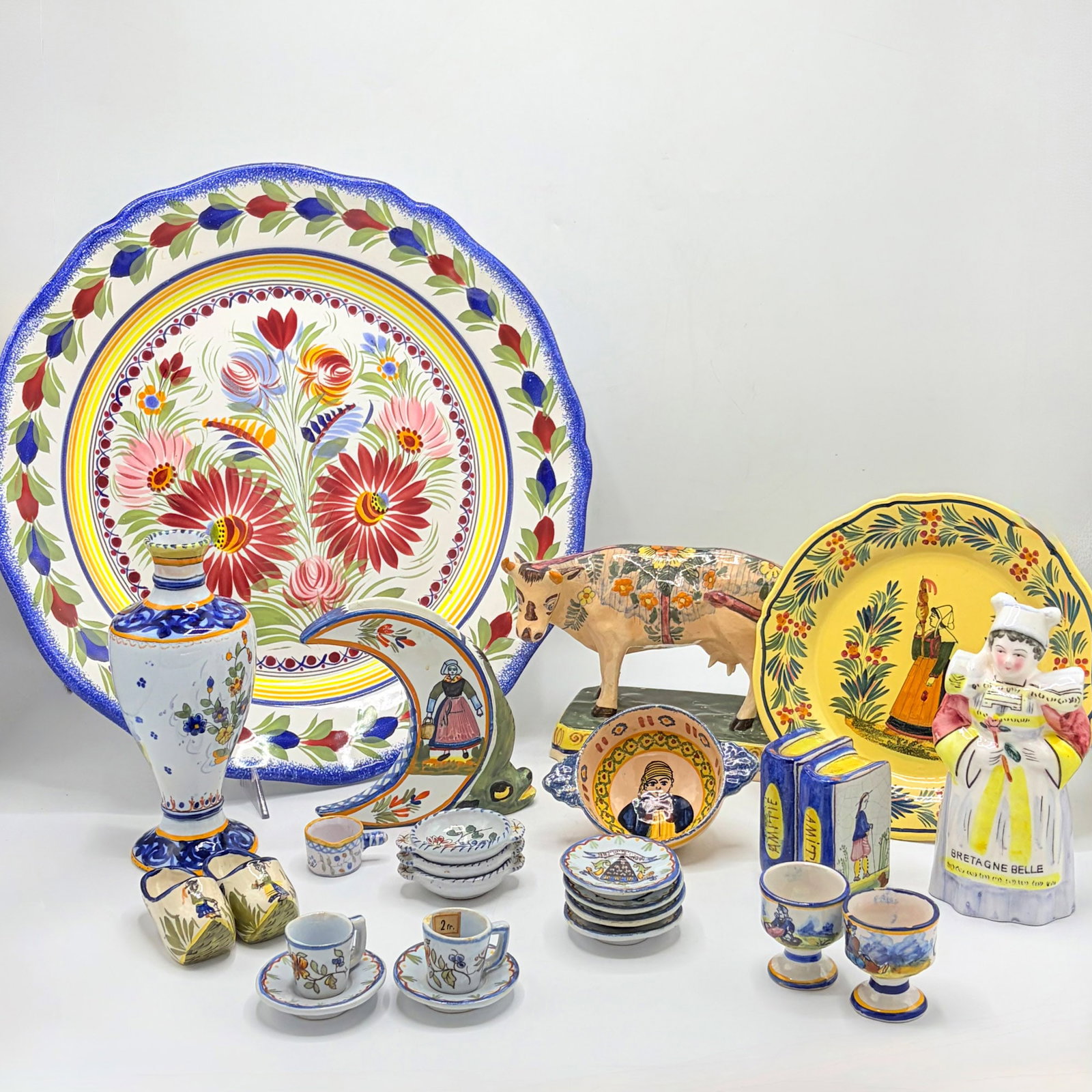 Group of Quimper Pottery (1 of 12)