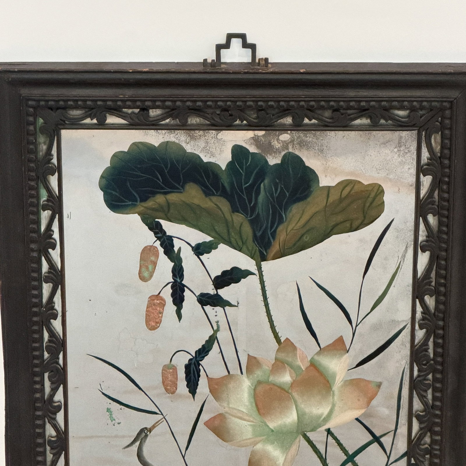 Chinese Reverse Painted Mirror - 2