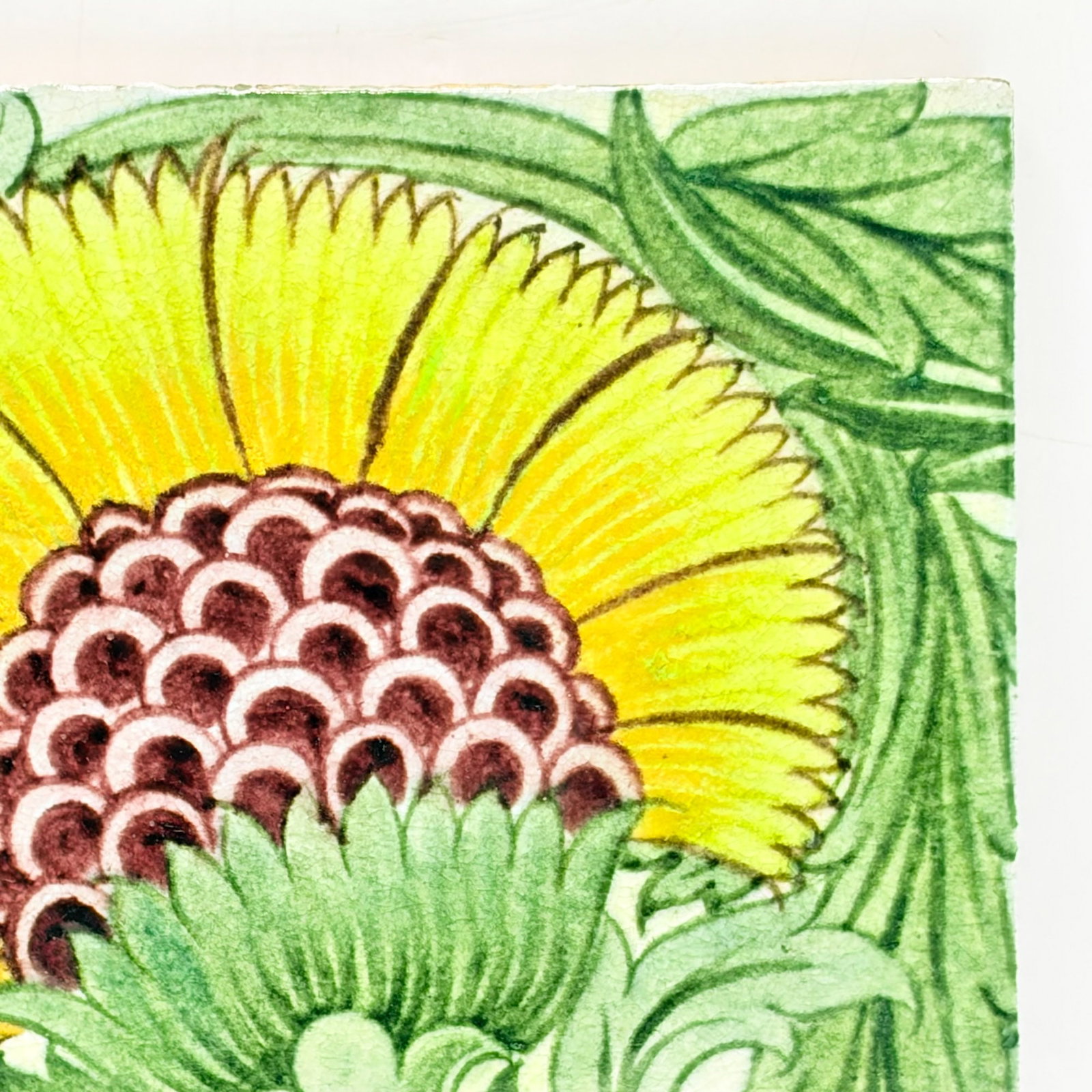 William de Morgan Glazed Earthenware B.B.B. "Carnation" Tile - 3