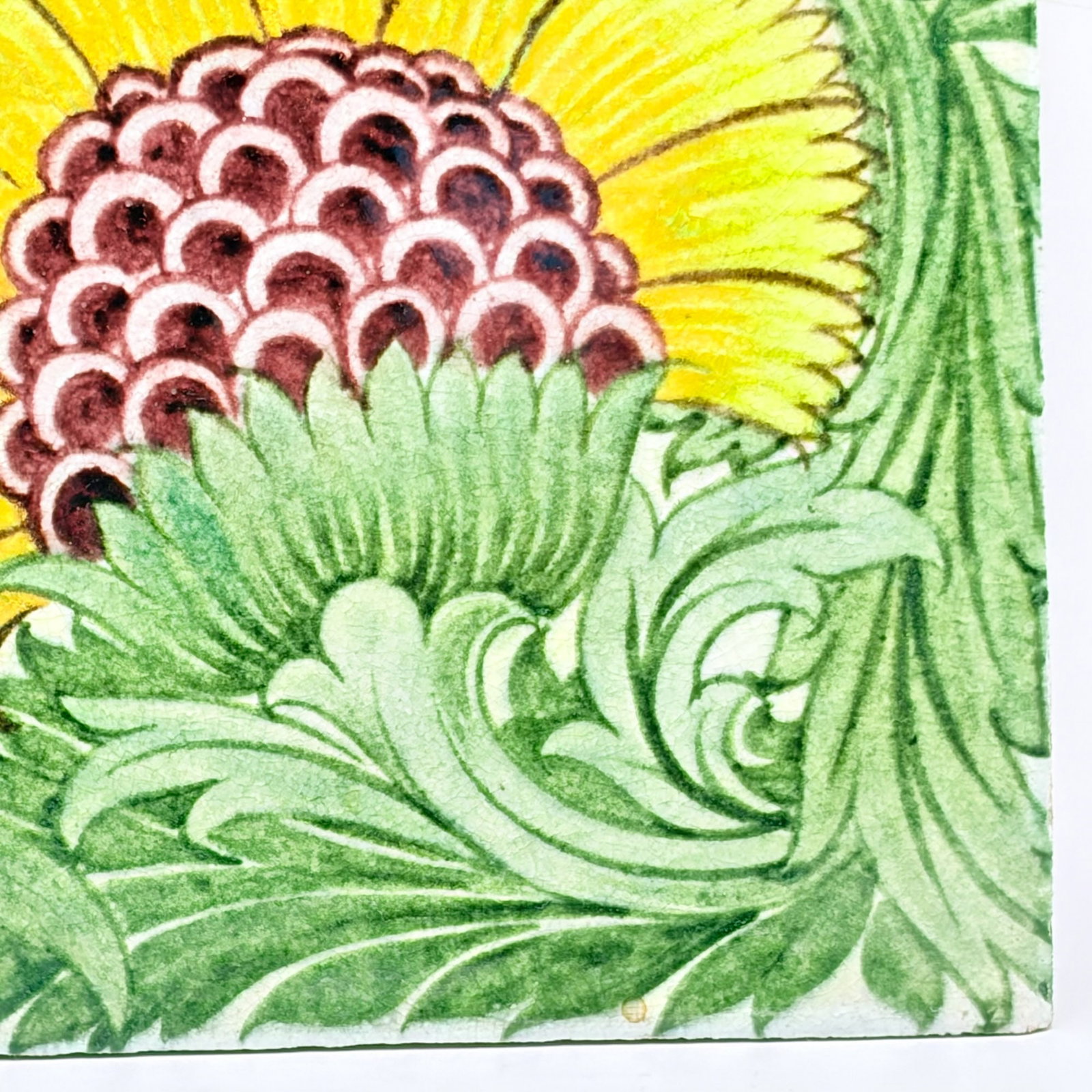 William de Morgan Glazed Earthenware B.B.B. "Carnation" Tile - 4