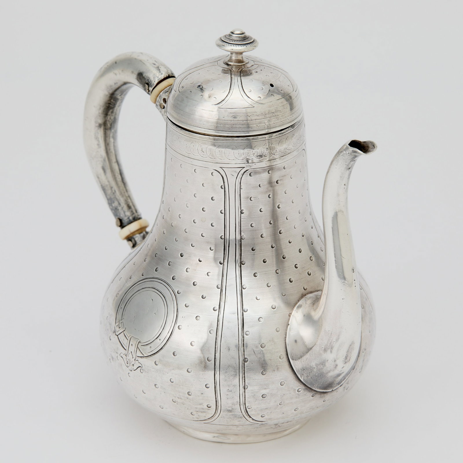 French Silver Bachelor's Teapot - 2