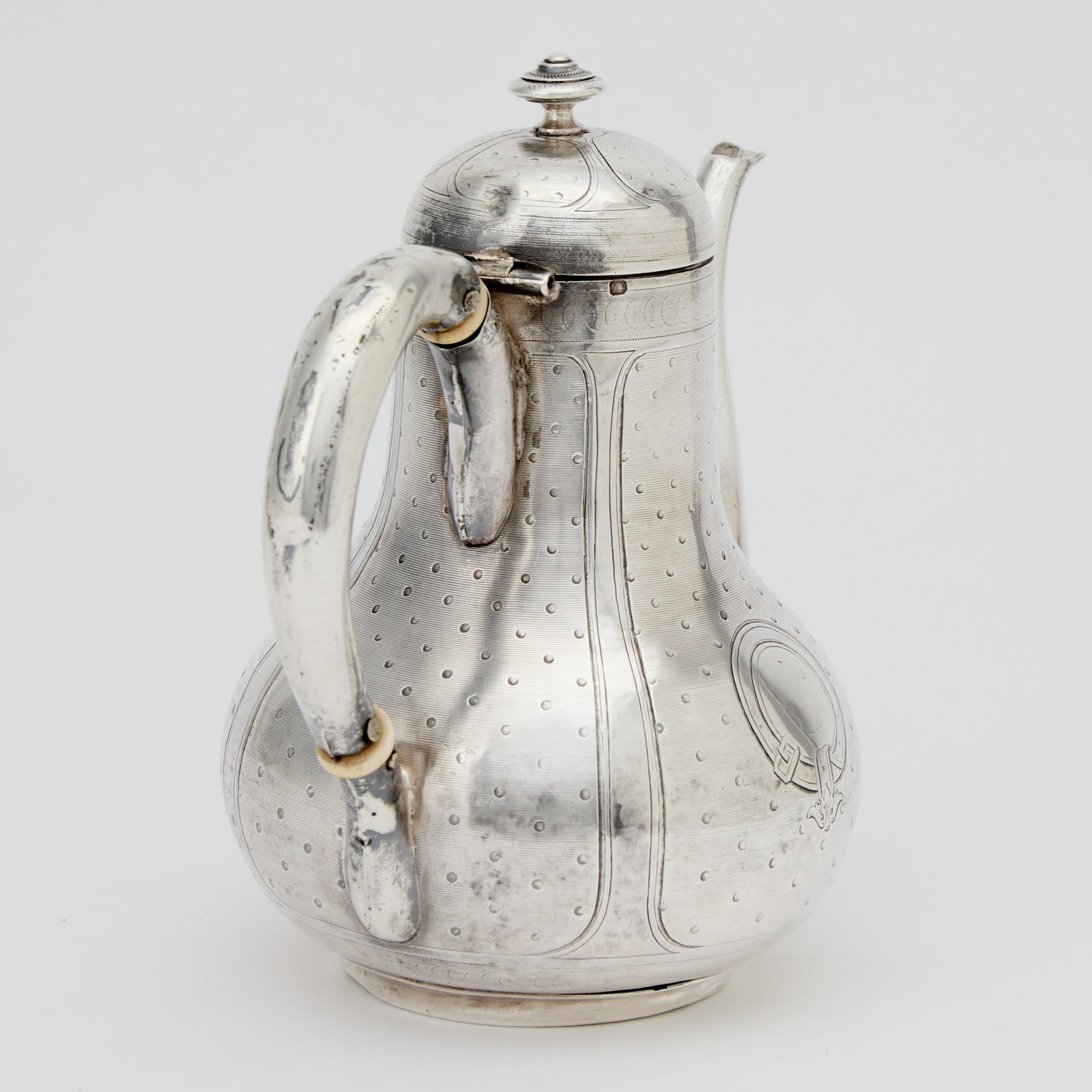 French Silver Bachelor's Teapot - 3