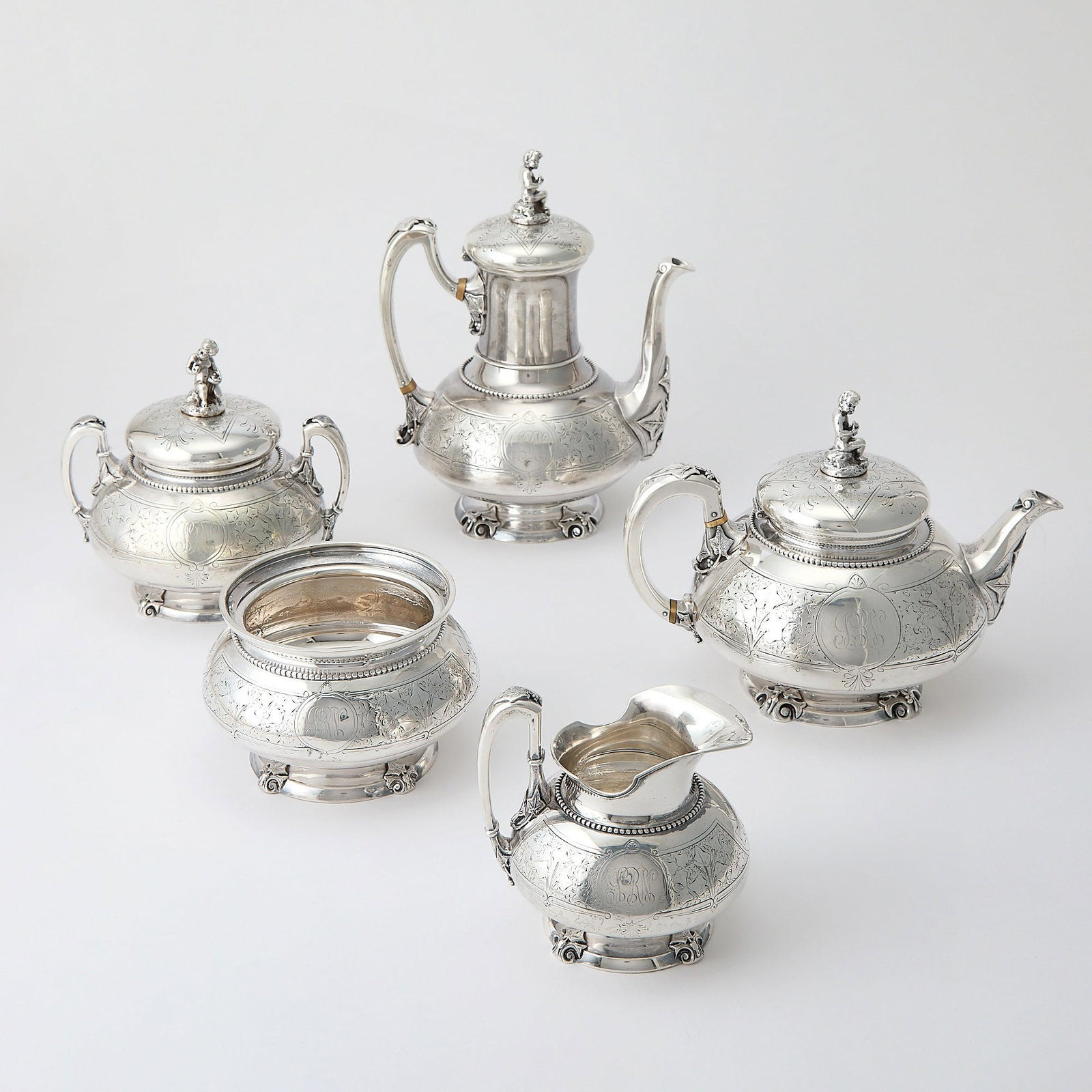 Tiffany and Co. Sterling Silver Tea and Coffee Service (1 of 6)