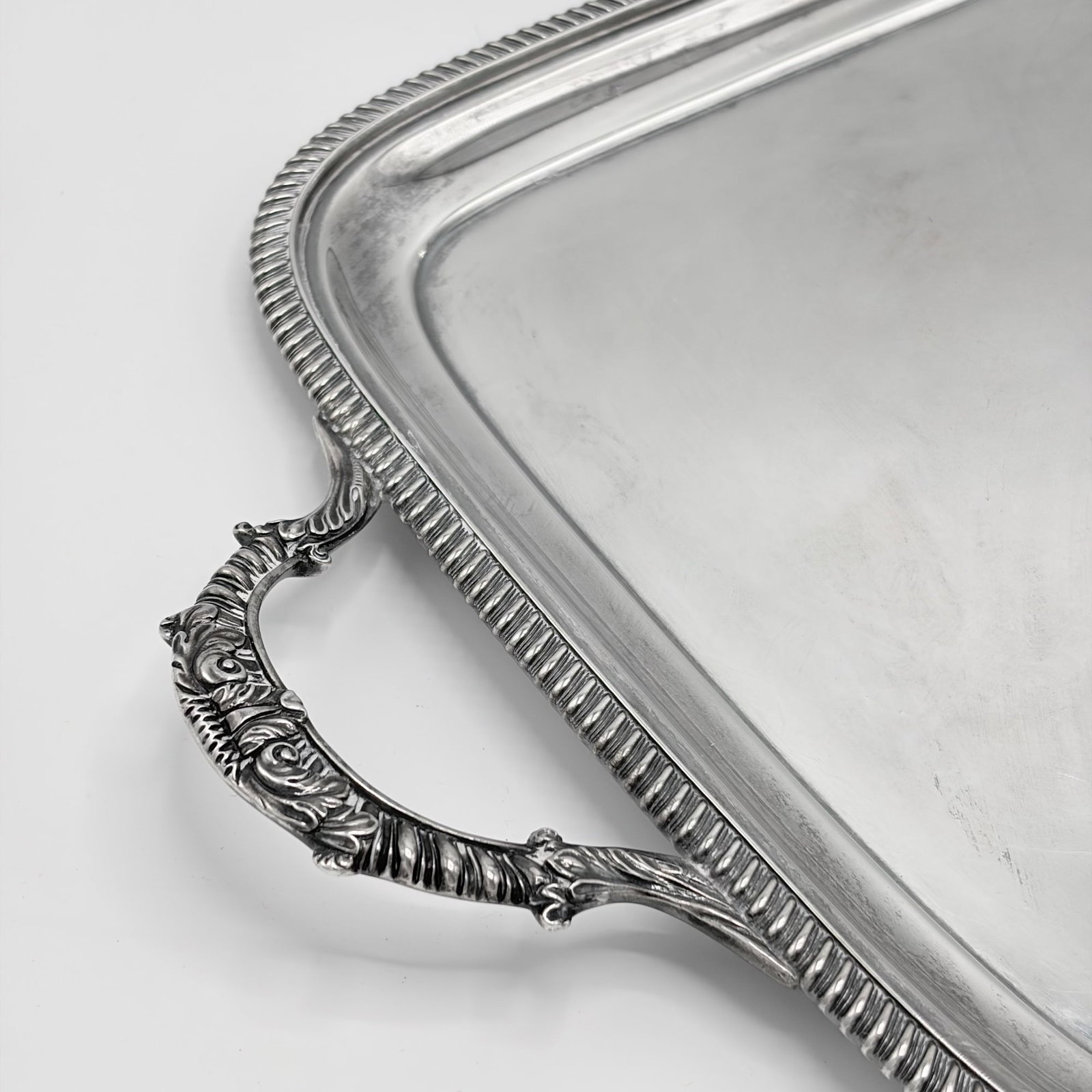 George V Sterling Silver Two-Handled Tray - 2