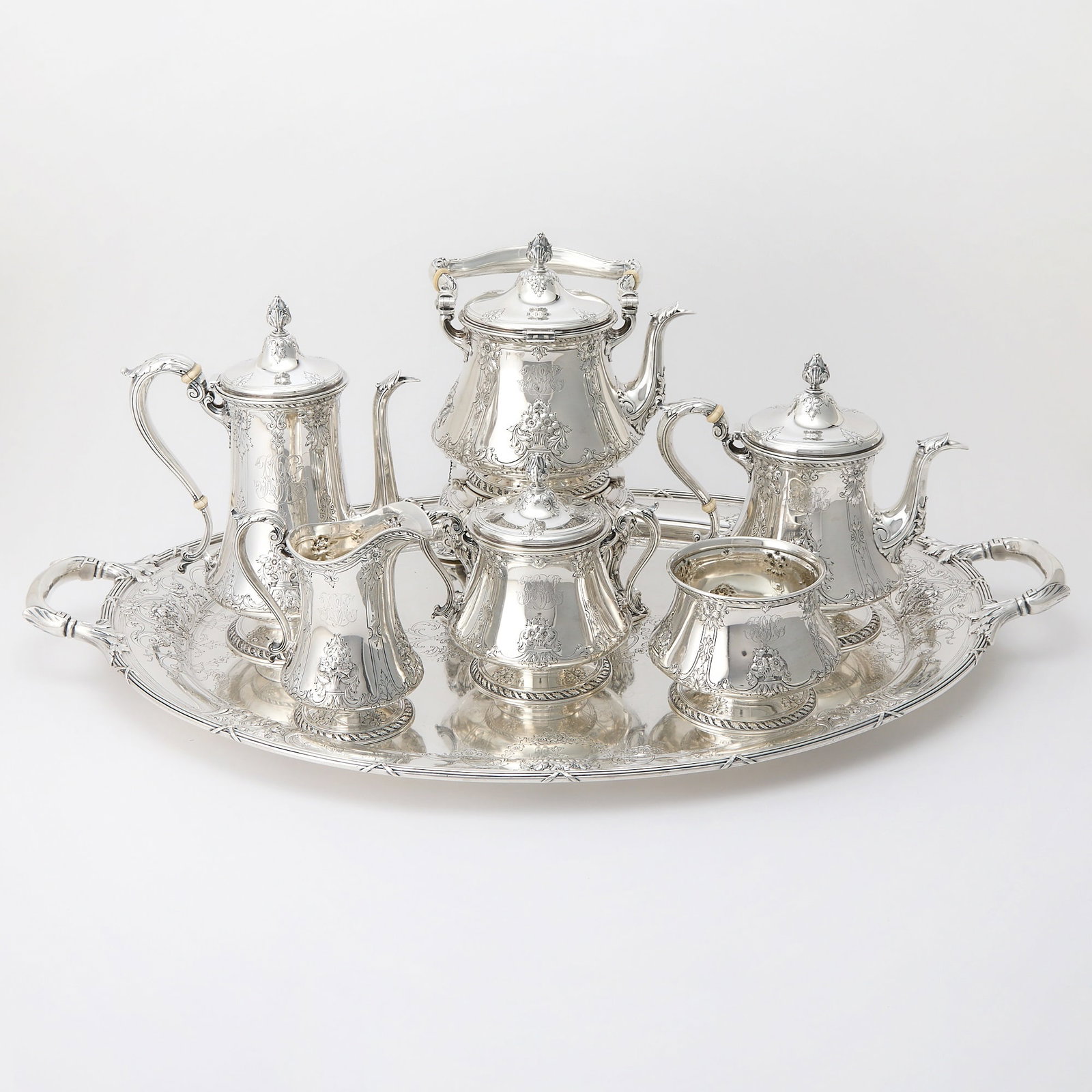 Gorham Sterling Silver Tea and Coffee Service (1 of 7)