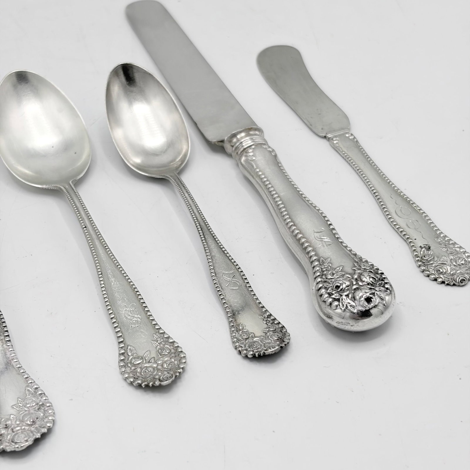 Gorham Sterling Silver "Lancaster" Pattern Partial Flatware Service - 2