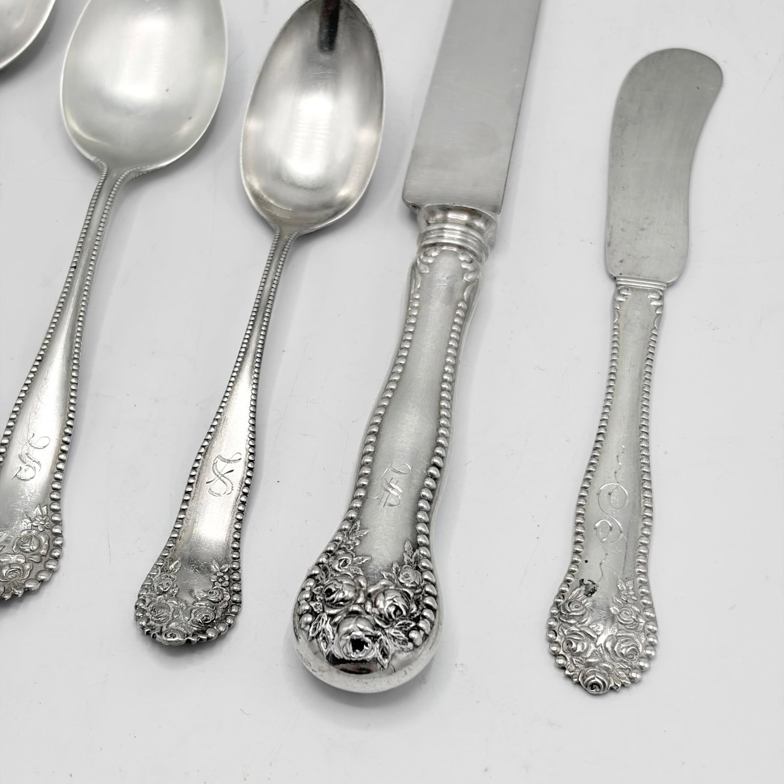Gorham Sterling Silver "Lancaster" Pattern Partial Flatware Service - 3