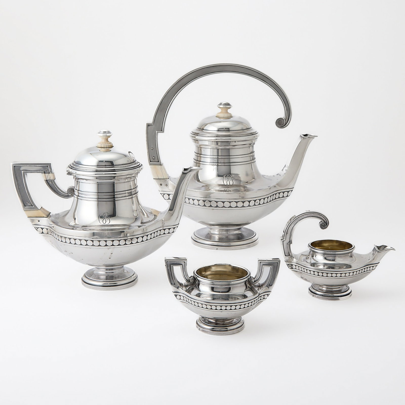 Gustav Keller Silver Tea and Coffee Service (1 of 6)