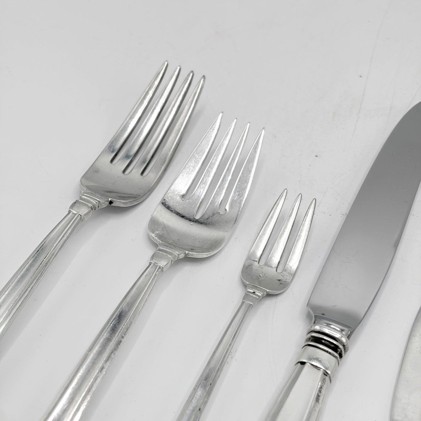 Gorham Sterling Silver "Sovereign" Pattern Partial Luncheon Flatware Service - 3