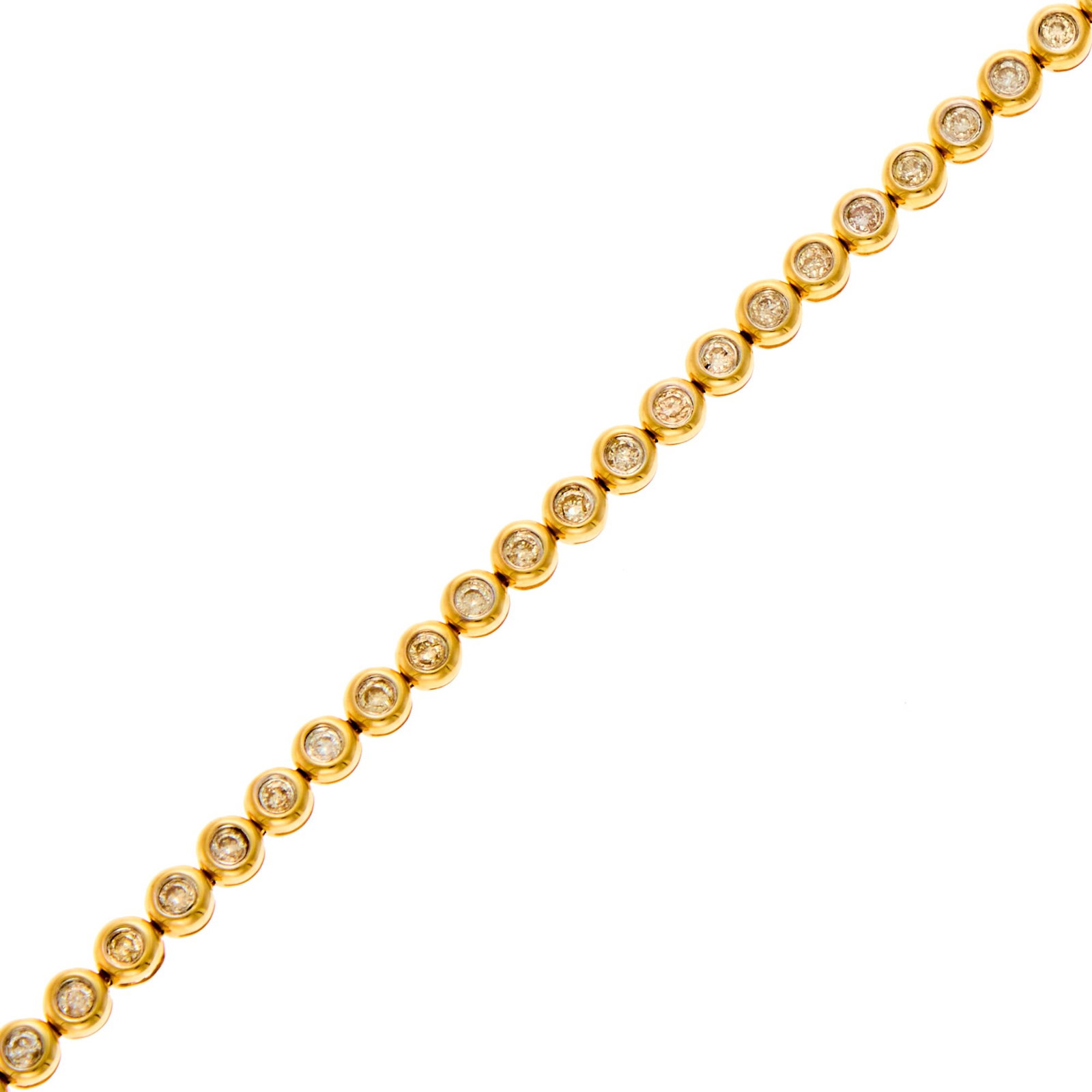 Gold and Diamond Bracelet (1 of 2)