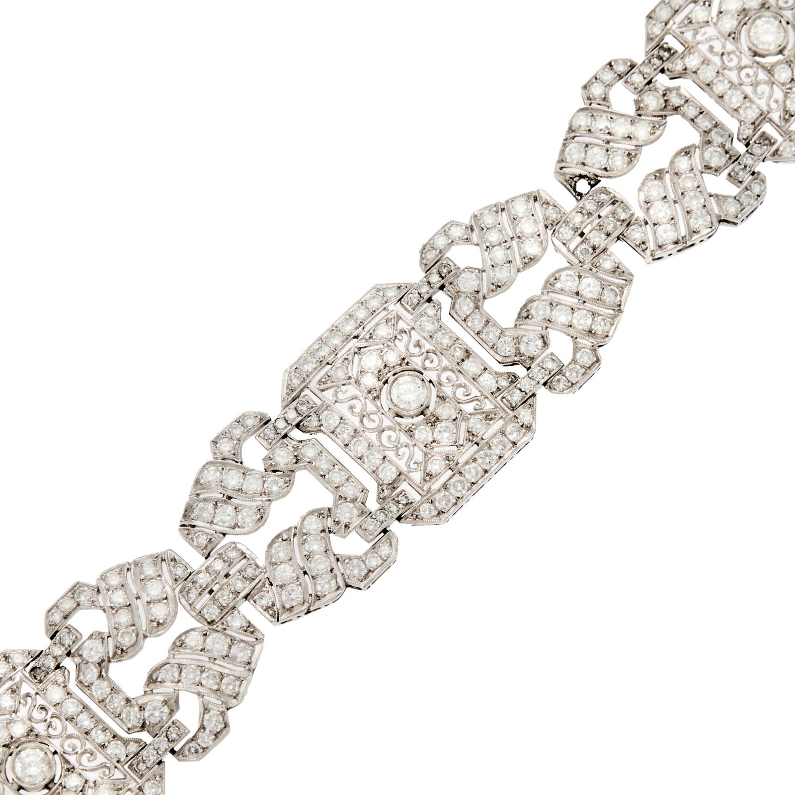 Platinum and Diamond Bracelet (1 of 2)
